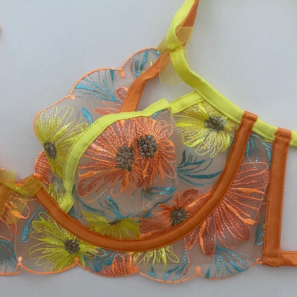 ๐ฅHOST PICK๐ฅ NWT For Love and Lemons ๐ Waterlily Bra - Picture 5 of 6